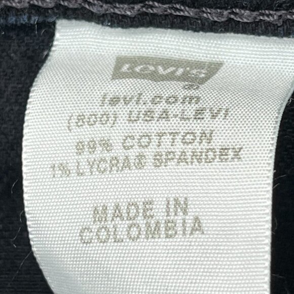 Levis 315 Black Bootcut Jeans Plus Size 24M - Picture 5 of 9